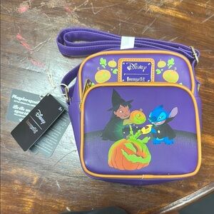 Disney Loungefly Purple Halloween Crossbody Bag